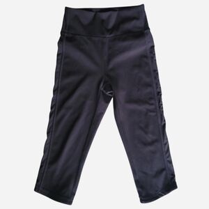 Lululemon Crop Pant Black Size 4 Legging Gym Yoga Run Athletic Workout